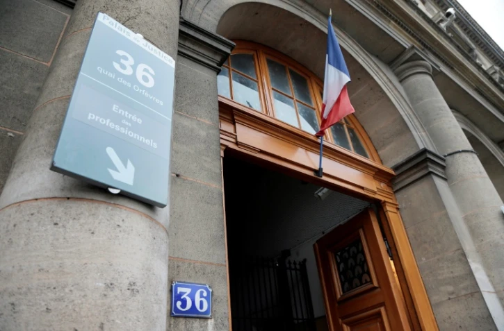 L'entrée du 36 quai des Orfèvres, le 13 septembre 2013 à Paris