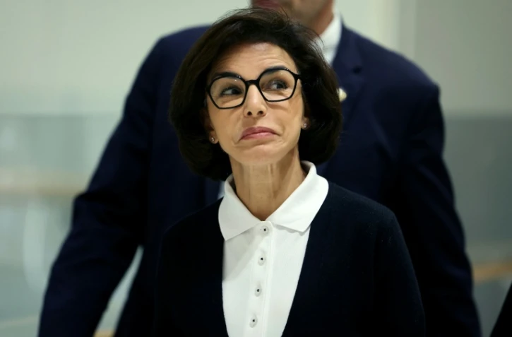 Rachida Dati arrive au palais de justice pour le dernier jour de son procès pour corruption, le 28 septembre 2026 à Paris