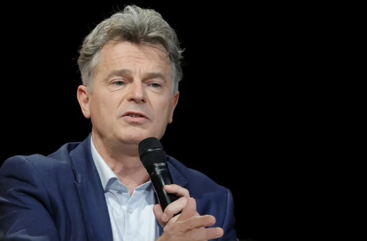 Le candidat PCF à la présidentielle Fabien Roussel, le 2 février 2022 à Paris