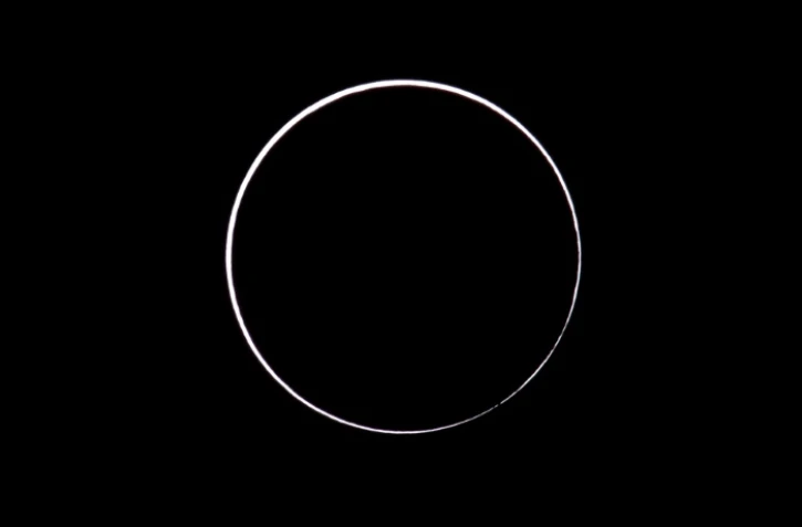 Eclipse annulaire de Soleil, le 26 février 2017 près de Sarmiento en Argentine