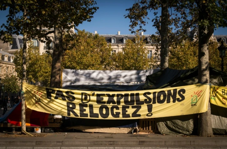 Manifestation contre les expulsions le 1er novembre 205 à Paris 