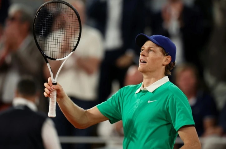 L'Italien Jannik Sinner à Roland-Garros le 2 juin 2025

