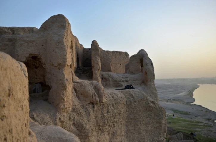 Les ruines de la cité royale Qala-e-Kohna, du XIe siècle, près de Lashkar Gah, dans la province du Helmand, le 27 mars 2021 en Afghanistan