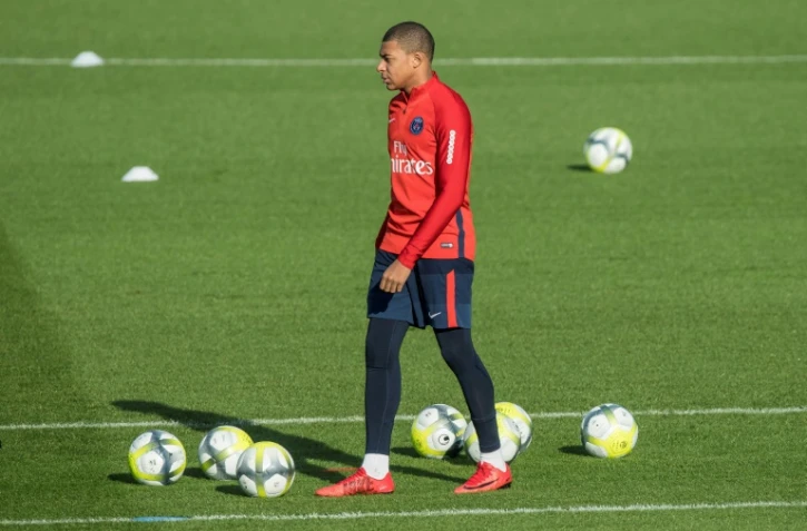 Il ne débutéra pas le match du Paris SG face à Nantes: Kylian Mbappé, le 16 novembre 2017 à Saint-Germain-en-Laye