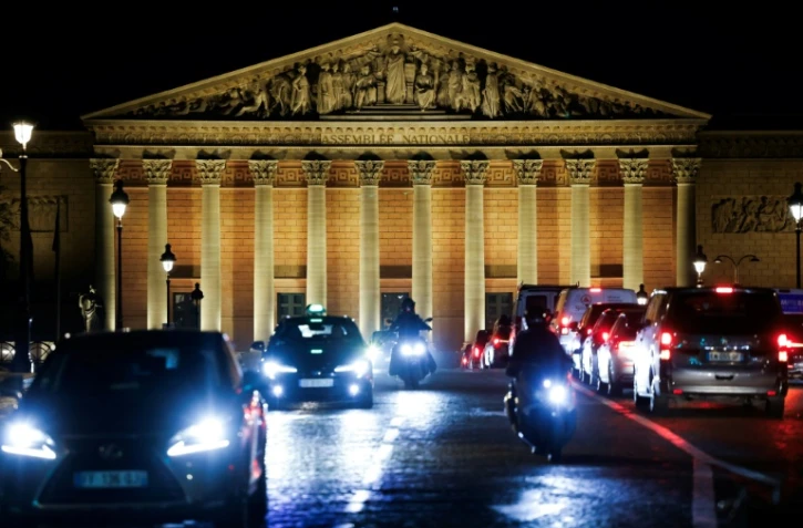 Le Palais Bourbon à Paris, le 13 janvier 2025