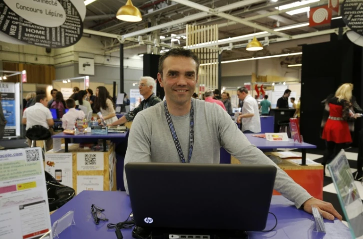 Le premier prix du concours Lépine Benoît Mirambeau et son application au service des personnes souffrant du diabète à Paris le 7 mai 2016