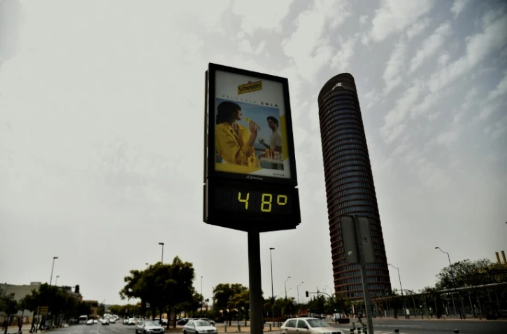 48 degrés Celsius à Séville, dans le sud de l'Espagne, le 13 juin 2022