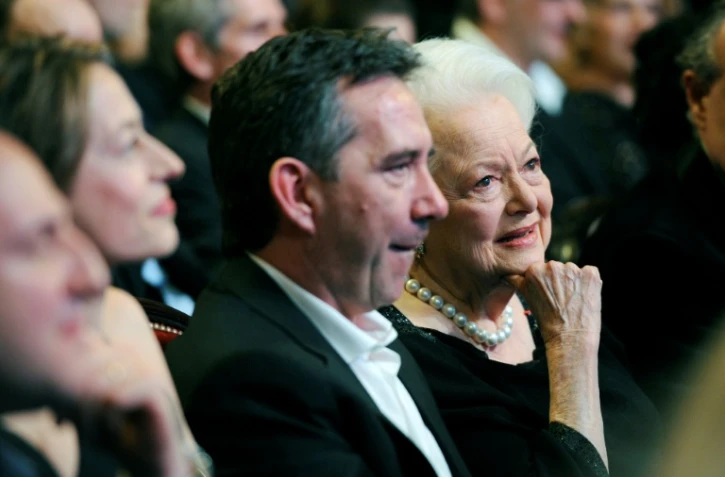 Olivia de Havilland à la cérémonie des César, le 26 février 2011 à Paris