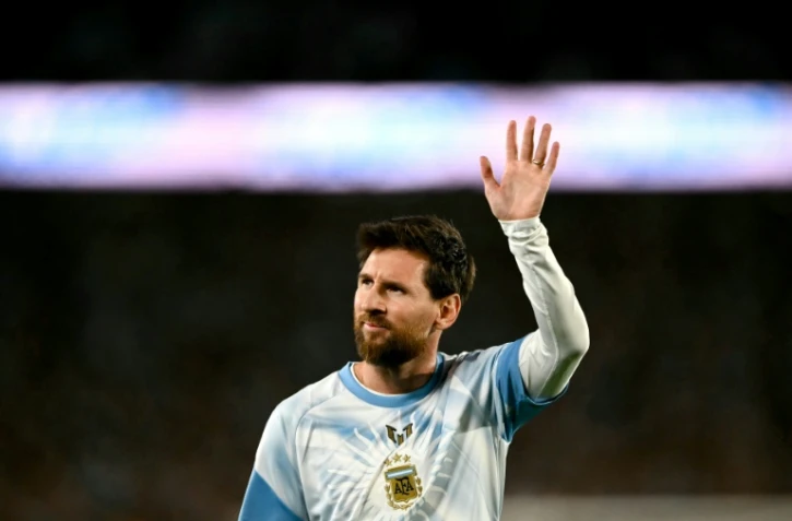 Lionel Messi lors de son dernier match avec l'Argentine le 6 octobre 2026 au stade Monumental de Buenos Aires