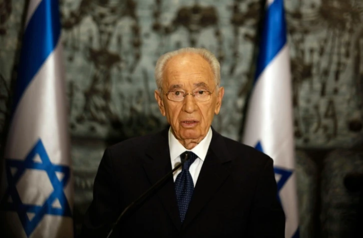 L'ancien président israélien Shimon Peres, le 11 janvier 2014 à Jérusalem