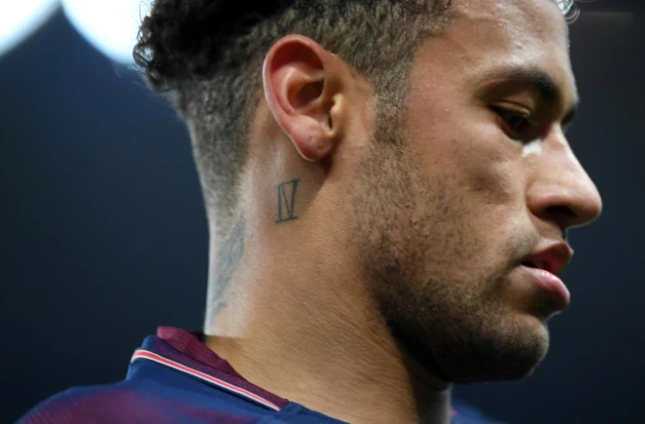L'attaquant du Paris SG, le Brésilien Neymar, avant un match au Parc des Princes, face à Strasbourg, le 17 février 2018 