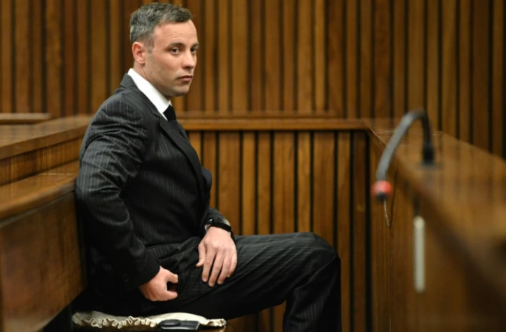 L'athlète paralympique sud-africain Oscar Pistorius lors de son procès le 13 juin 2016 à Pretoria