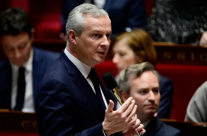 Le ministre français de l'Economie Bruno Le Maire à l'Assemblée nationale, le 15 novembre 2017