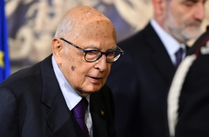 Le président italien Sergio Mattarella le 8 décembre 2016 au palais du Quirinale, le siège de la présidence italienne.