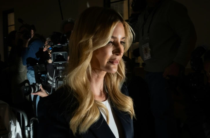 Ivanka Trump, fille de l'ancien président des Etats-Unis Donald Trump, arrive au palais de justice de New York, le 8 novembre 2023