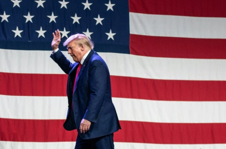 Donald Trump dans l'Iowa le 28 juillet 2023