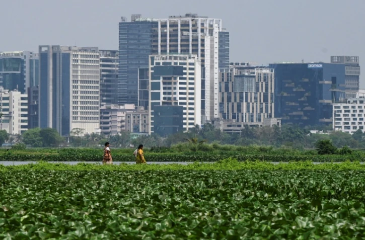 Les zones humides à l'est de Calcutta, le 21 mars 2023 en Inde