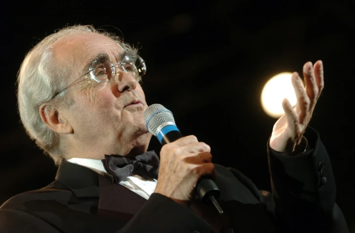 Michel Legrand sur scène le 23 octobre 2004  au festival international de la musique à Auxerre