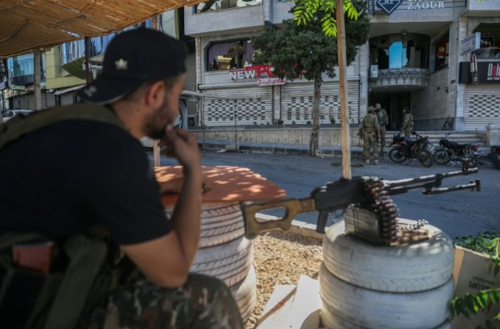 Les forces gouvernementales syriennes déployées à Soueida, le 16 juillet 2025