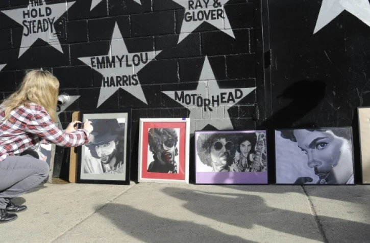 Hommages à Prince à Minneapolis le 21 avril 2017