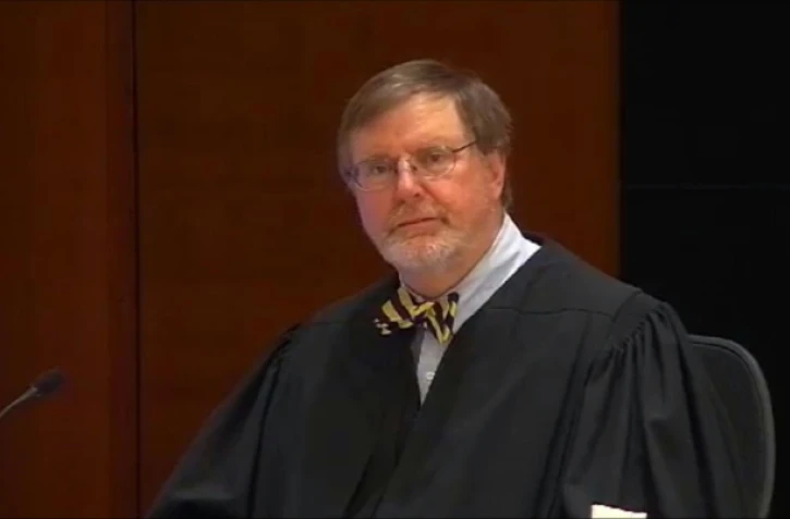 Image du juge fédéral James Robart extraite d'une vidéo de la justice fédérale américaine, le 3 février 2017 à Seattle