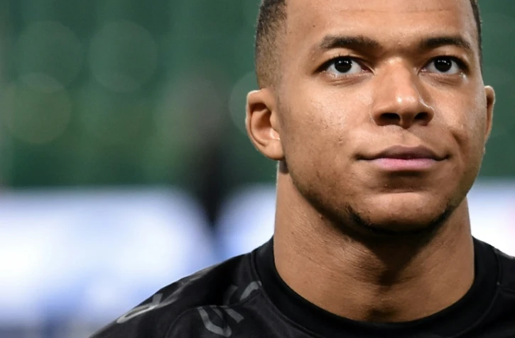 L'attaquant du Paris SG Kylian Mbappé avant le match de championnat contre Nantes, le 31 octobre 2020 à La Beaujoire