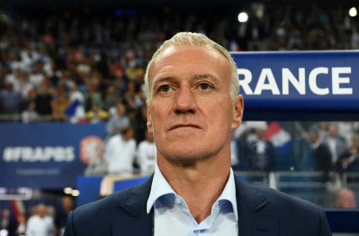 L'entraîneur de l'équipe de France, Didier Deschamps, lors du match de Ligue des Nations face aux Pays-Bas, au Stade de France, le 9 septembre 2018