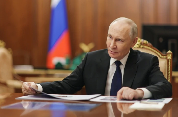 Le président russe Vladimir Poutine, le 30 décembre 2025 à Moscou 