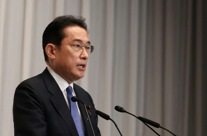 Fumio Kishida en conférence de presse le 29 septembre 2021.