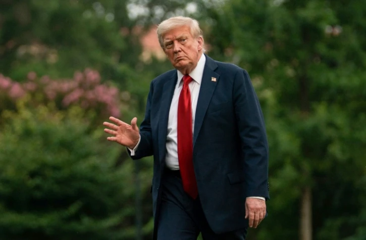 Le président amaéricain Donald Trump à la Maison Blanche le 13 juin 2025