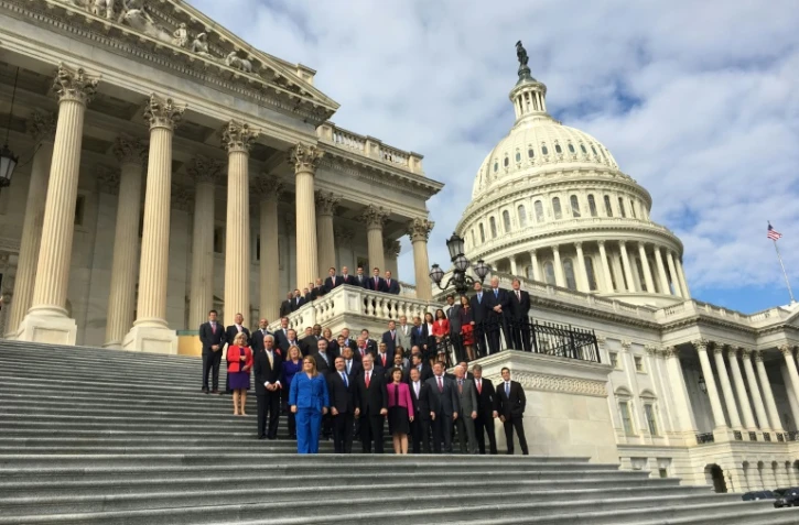 Les nouveaux membres du congrès, le 15 novembre 2016 à Washington