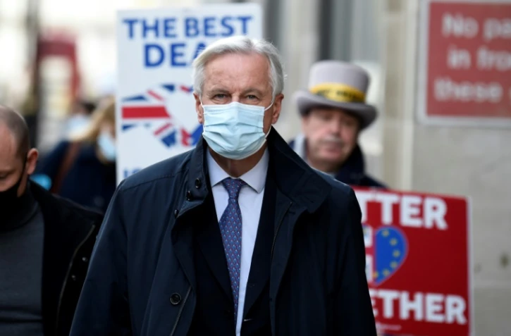 Le négociateur européen Michel Barnier à Londres le 13 novembre 2020