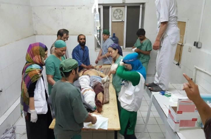 Photo de MSF à l'hôpital de Kunduz, bombardé par l'armée américaine, en octobre