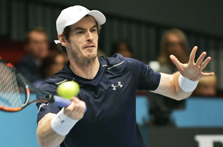 Andy Murray lors de sa finale face à Jo-Wilfried Tsonga, le 30 octobre 2016 à Vienne
