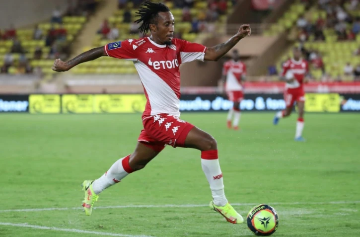 L'attaquant portugais de Monaco Gelson Martins contre Nantes lors de la 1re journée de Ligue 1, le 6 août 2021 à Monaco 