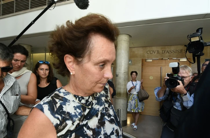 Sylvia Ratkowski, la fille d'Héléne Pastor, à son arrivée à la cour d'assises des Bouches-du-Rhône le 17 septembre