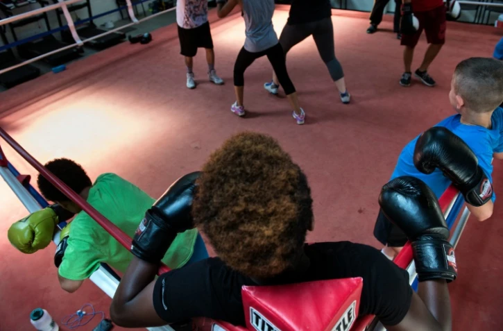 Entraînement de boxe au gymnase TKO de Louisville, le 6 juin 2016