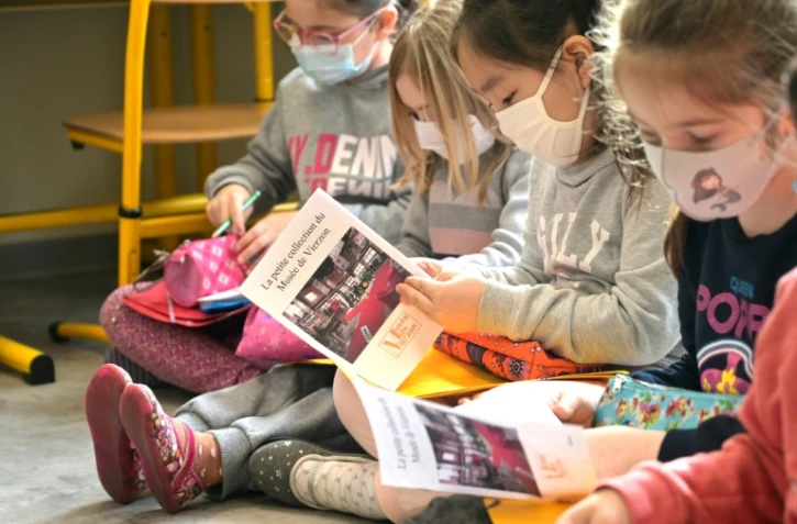 Dans une école élémentaire à Vierzon, dans le Cher, le 16 mars 2021