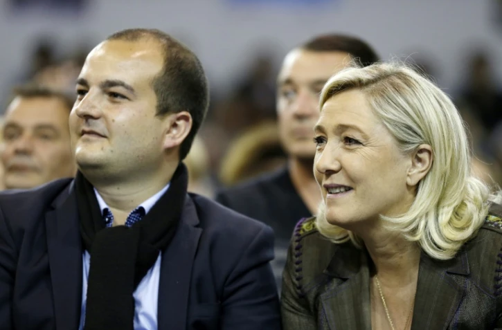 -David Rachline et Marine Le Pen à Fréjus, le 18 mars 2014