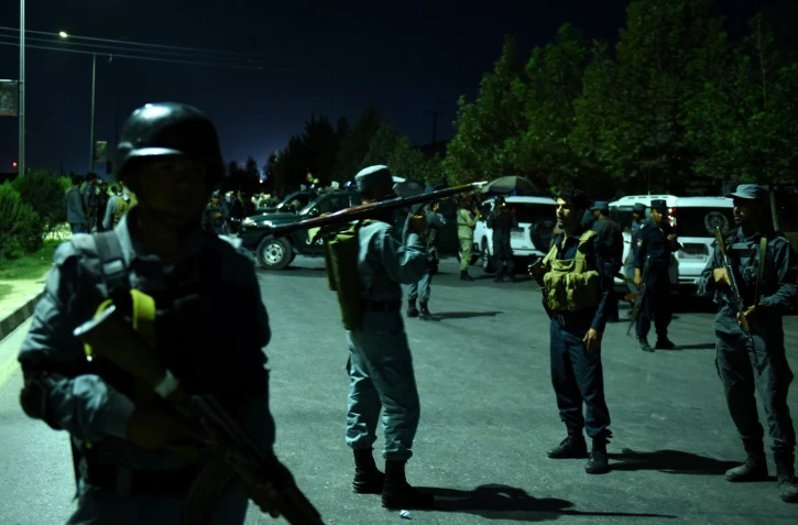 Des membres des forces de sécurité afghanes à Kaboul, le 24 août 2016