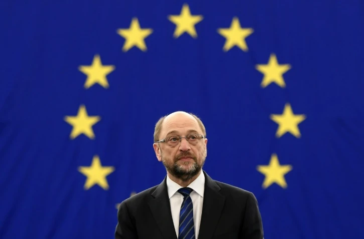 Le président sortant du Parlement européen Martin Schulz, qui ne se représente pas, le 16 janvier 2017 à Strasbourg