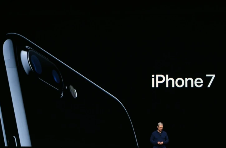 Le patron d'Apple Tim Cook, le 7 septembre 2016 à San Francisco