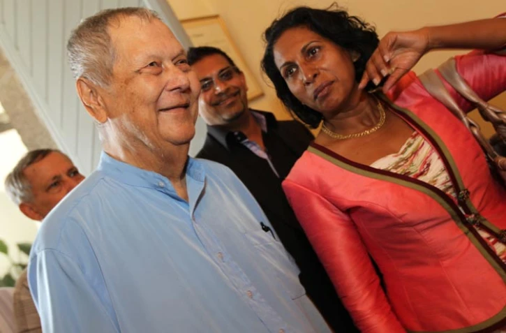 Paul Verges et Gelita Hoarau