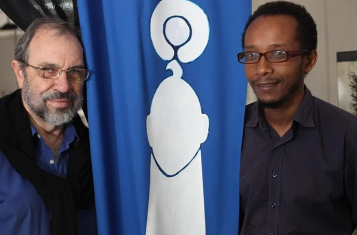 Alain Gili, fondateur du festival international du film d'Afrique et des îles, et Mohamed, Saïd Ouma, délégué général du festival