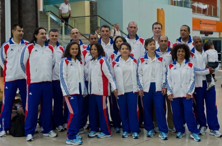 La délégation sportive d'EDF Réunion (Photo DR)