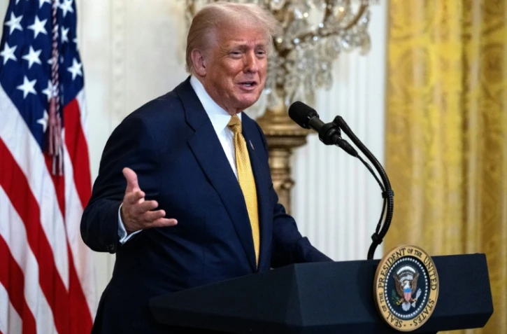 Le président américain Donald Trump à la Maison Blanche le 22 juillet 2025