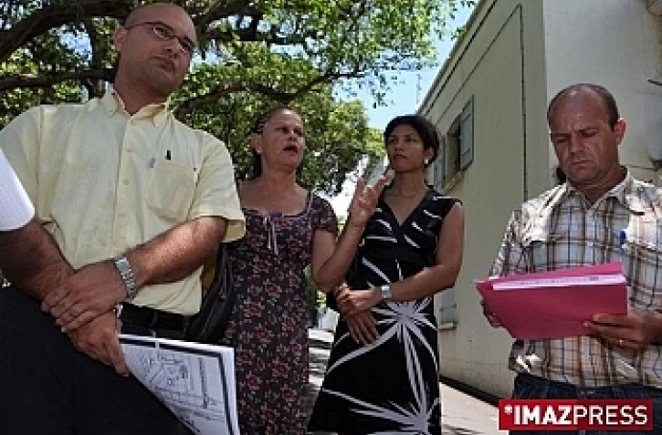 Les représentants d'Europe Écologie Les Verts Réunion (Photo archives)