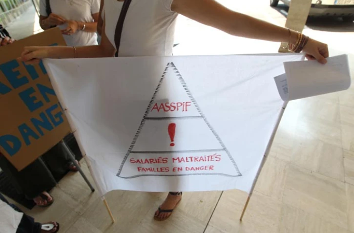 Lundi 24 Octobre 2011

Les salariés de L'AASSPIF au conseil général