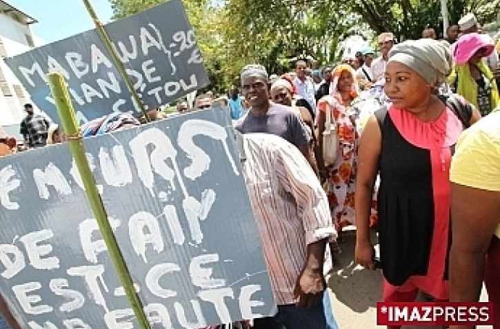 Manifestation à Mayotte (photo archives)