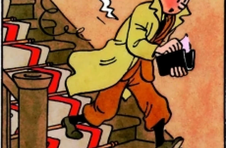 Extrait de la bande dessinée Tintin en créole